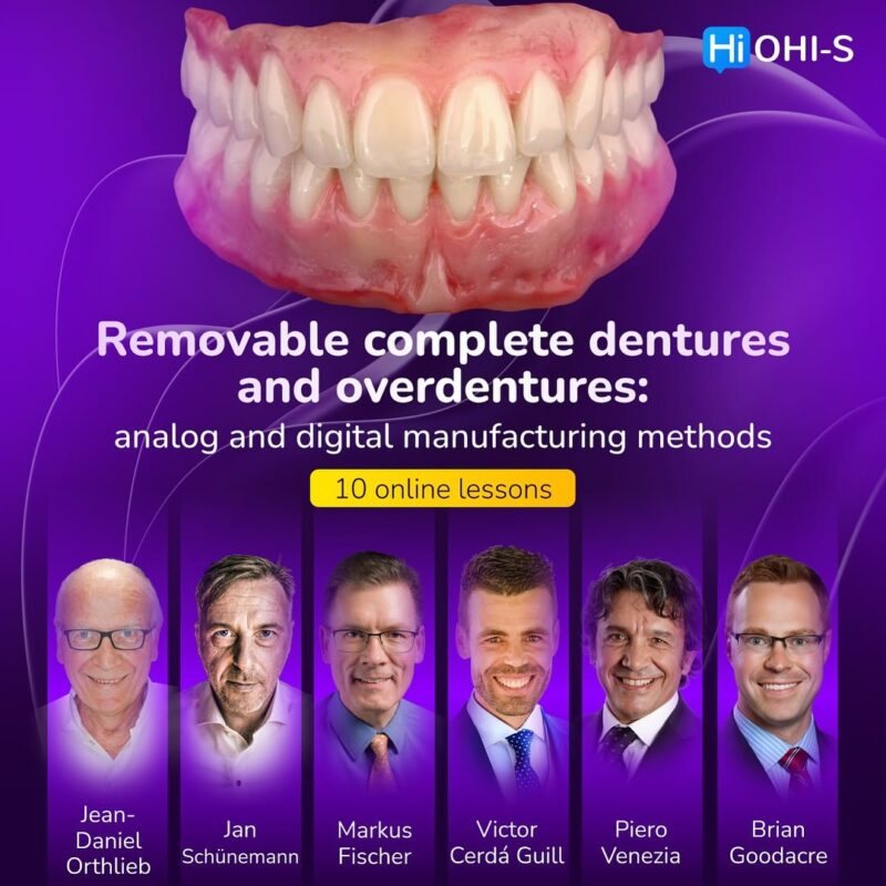 Removable complete dentures and overdentures